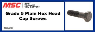 Grade 5 Plain Hex Head Cap Screws