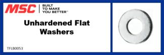 Unhardened Flat Washers