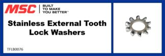 Stainless External Tooth Lock Washers