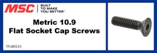 Metric 10.9 Flat Socket Cap Screws