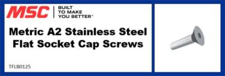 Metric A2 Stainless Steel Flat Socket Cap Screws