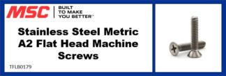 Stainless Steel Metric A2 Flat Head Machine Screws
