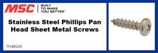 Stainless Steel Phillips Pan Head Sheet Metal Screws