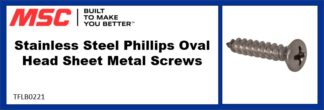 Stainless Steel Phillips Oval Head Sheet Metal Screws