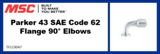 Parker 43 SAE Code 62 Flange 90° Elbows