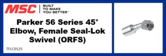 Parker 56 Series 45° Elbow, Female Seal-Lok Swivel (ORFS)