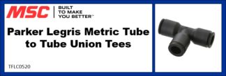 Parker Legris Metric Tube to Tube Union Tees