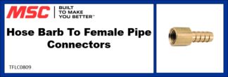Hose Barb To Female Pipe Connectors