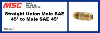 Straight Union Male SAE 45° to Male SAE 45°