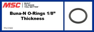 Buna-N O-Rings 1/8” Thickness