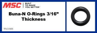 Buna-N O-Rings 3/16” Thickness