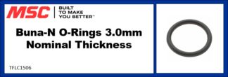 Buna-N O-Rings 3.0mm Nominal Thickness