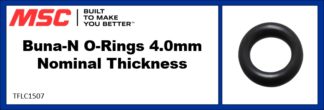 Buna-N O-Rings 4.0mm Nominal Thickness