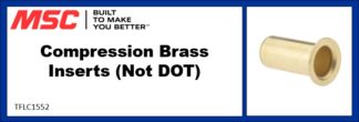 Compression Brass Inserts (Not DOT)