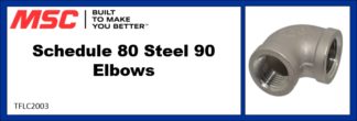 Schedule 80 Steel 90 Elbows