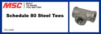 Schedule 80 Steel Tees