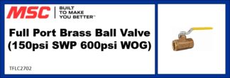 Full Port Brass Ball Valve (150psi SWP 600psi WOG)