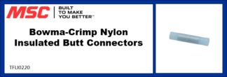 Bowma-Crimp Nylon Insulated Butt Connectors