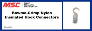 Bowma-Crimp Nylon Insulated Hook Connectors