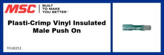 Plasti-Crimp Vinyl Insulated Male Push On