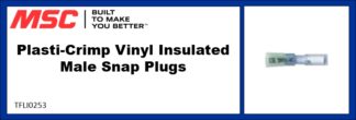 Plasti-Crimp Vinyl Insulated Male Snap Plugs