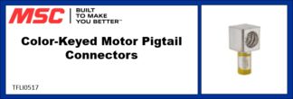 Color-Keyed Motor Pigtail Connectors