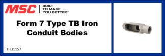Form 7 Type TB Iron Conduit Bodies