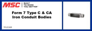 Form 7 Type C & CA Iron Conduit Bodies