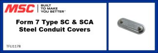 Form 7 Type SC & SCA Steel Conduit Covers