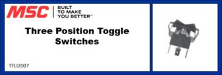 Three Position Toggle Switches