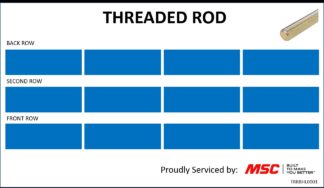 Large Threaded Rod Rack (11" x 16.5")