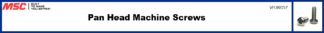 Pan Head Machine Screws