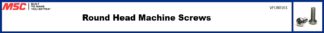 Round Head Machine Screws