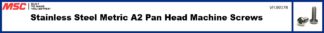 Stainless Steel Metric A2 Pan Head Machine Screws