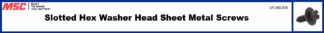 Slotted Hex Washer Head Sheet Metal Screws