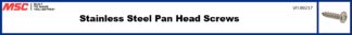 Stainless Steel Pan Head Screws