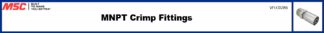 MNPT Crimp Fittings