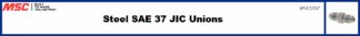 Steel SAE 37 JIC Unions