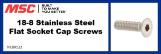 18-8 Stainless Steel Flat Socket Cap Screws