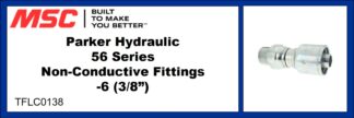 Parker Hydraulic 56 Series Non-Conductive Fittings -6 (3/8”)