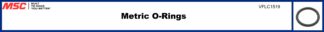Metric O-Rings