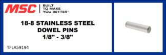 18-8 STAINLESS STEEL DOWEL PINS 1/8" - 3/8"