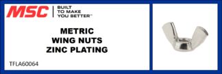 METRIC WING NUTS ZINC PLATING